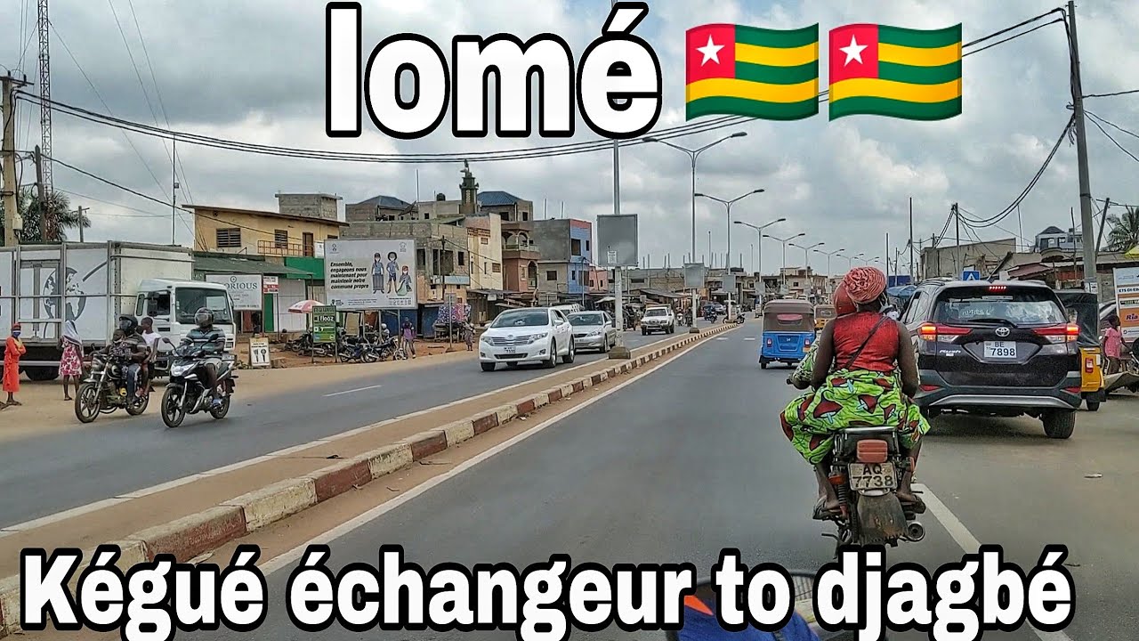 4k ultra HD drive from kégué échangeur to djagbé lomé Togo west Africa 🇹🇬🇹🇬🇹🇬🇹🇬