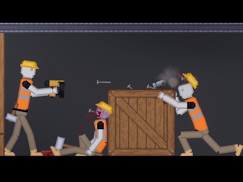 People Fight Each Other On Construction Zone In People Playground (5)