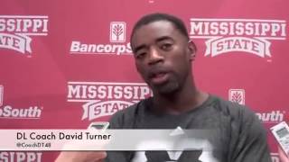 Mississippi State Defensive Line Coach David Turner Interview - Aug. 17, 2013