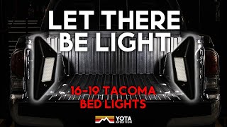 Tacoma LED Bed Lights Install 2016-2019