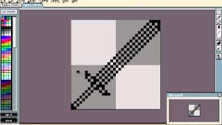 how to make a basic sword sprite
