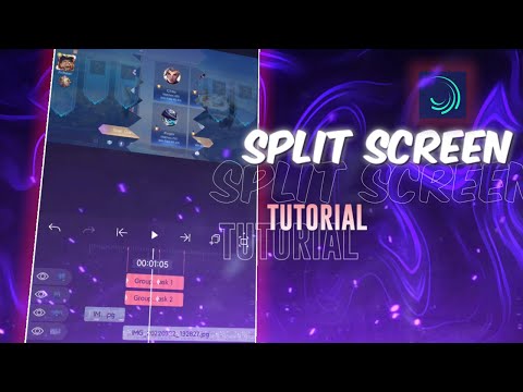 ALIGHT MOTION SPLIT SCREEN TUTORIAL LIKE TIKTOK TRENDINGS