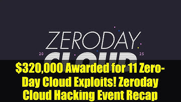 $320,000 Awarded for 11 Zero-Day Cloud Exploits! Zeroday Cloud Hacking Event Recap
