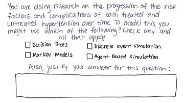 Modeling Quiz 2 - Georgia Tech - Health Informatics in the Cloud