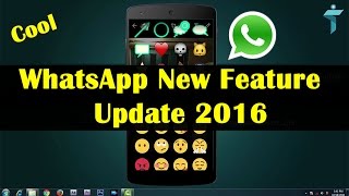 WhatsApp New Features Updated | Camera Feature With Emoji | October2016 [Hindi/Urdu] screenshot 5