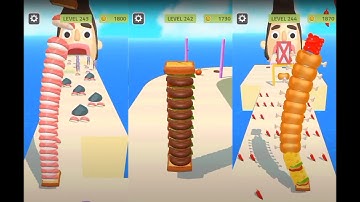 Sandwich Runner - Gameplay Walkthrough - All Levels (IOS, Android)