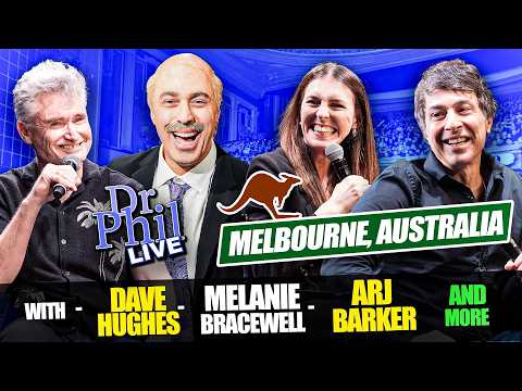 Dr Phil LIVE! in Melbourne, Australia | With Dave Hughes, Melanie Bracewell, Arj Barker and more!