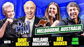 Dr Phil LIVE! in Melbourne, Australia | With Dave Hughes, Melanie Bracewell, Arj Barker and more!