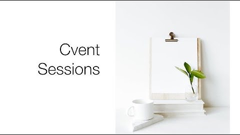 eComm | Cvent Sessions