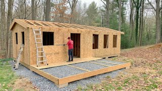 Man Builds an Amazing DIY Wood Shed in Backyard | Start to Finish @gino.varisano