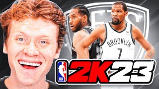 What if the Brooklyn Nets Didn't Trade Kevin Durant Rebuild!  NBA 2K23