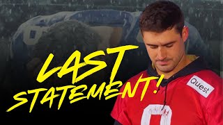Giant QB Daniel Jones' Emotional GOODBYE Statement Revealed! Wealth