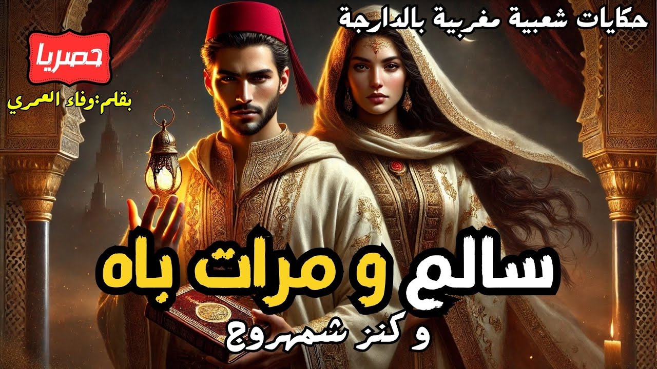 حكايات شعبية مغربية لنوم هادئ😴 قصة🌟سالم و ذهيبة مرات باه🌟 التراث المغربي جد مشوقة✨ بقلم #وفاء_العمري