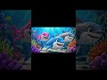 Part 4  Cute Baby Sharks Smiling 🦈💙 Fun Underwater Dance |cartoon #nurseryrhyme