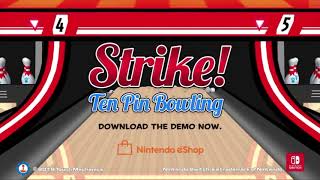 Strike! Ten Pin Bowling - Game Trailer - Nintendo Switch | AWM4 screenshot 2