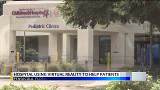 Virtual Reality helping provide an escape for young patients during hospital visits