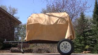 Dize Heavy-Duty 10-Oz. Treated Cotton Duck Canvas Tarp - 10ft. x 16ft., Model# CA1016
