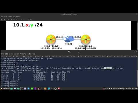 36 - OSPF Deep Dive: OSPF Simple Password Authentication