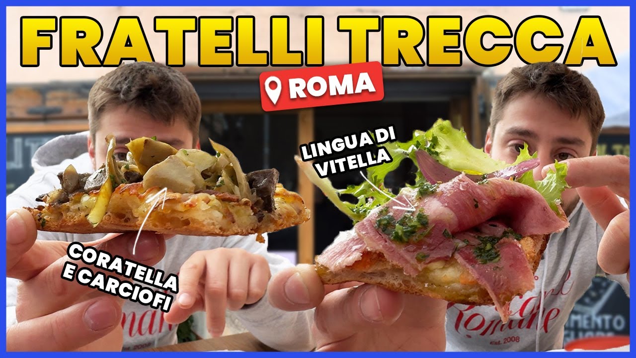 La PIZZA con i PIATTI ROMANI SOPRA | Fratelli Trecca | PRATTQUELLO