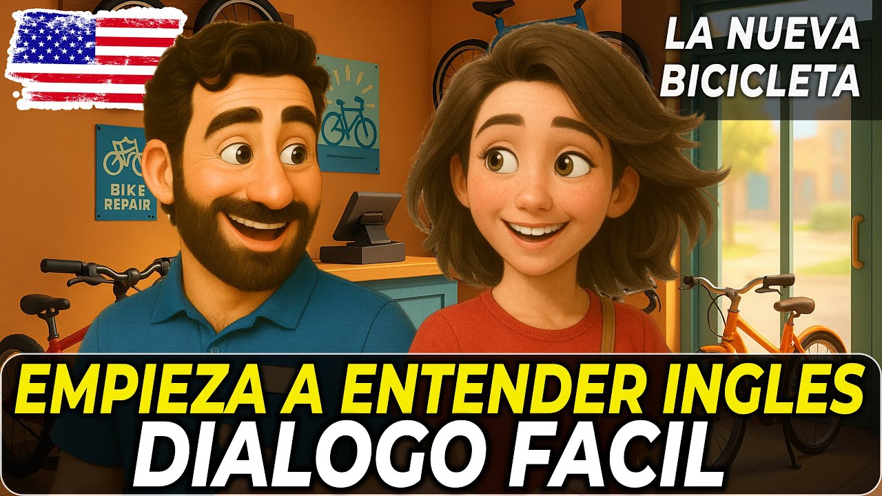 Escucha este Diálogo y Entenderás el Inglés Fácil y Rápido ✅ Comprando una Bicicleta Nueva 🚲