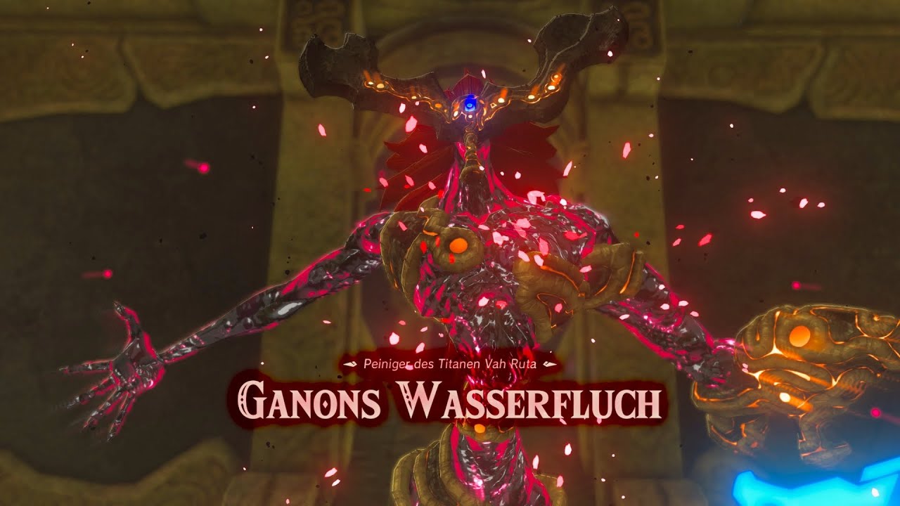 Kampf gegen Ganons Wasserfluch BotW Switch 2