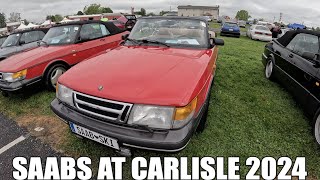 Saabs At Carlisle 2024 | Full Saab Section Tour