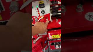 Outrigger setup from manual controls and outrigger setup.