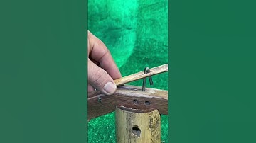 Handmade a Simple trigger mechanism # Craft idea # DIY # For you relaxing