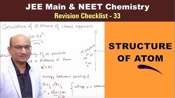 Structure of atom | Revision Checklist 33 for JEE & NEET Chemistry