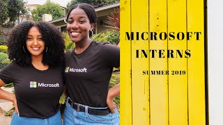 MICROSOFT INTERNS | First Day of Work | Summer 2019