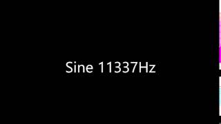 Sine 11337Hz Audio Only