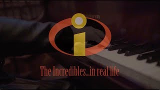 Video thumbnail of ""The Incredits" (The Incredibles) - Jenny Oaks Baker & Family Four ft. Jason Lyle Black"