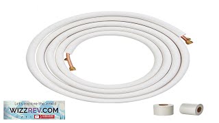 VEVOR 25FT Mini Split Line Set 1 4" & 3 8" O.D Copper Pipes