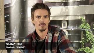 Riley Smith FREQUENCY Set Visit Interview