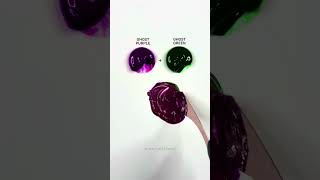 Watch Ghost Purple and Ghost Green Mixed Together! #colormixing #satisfying