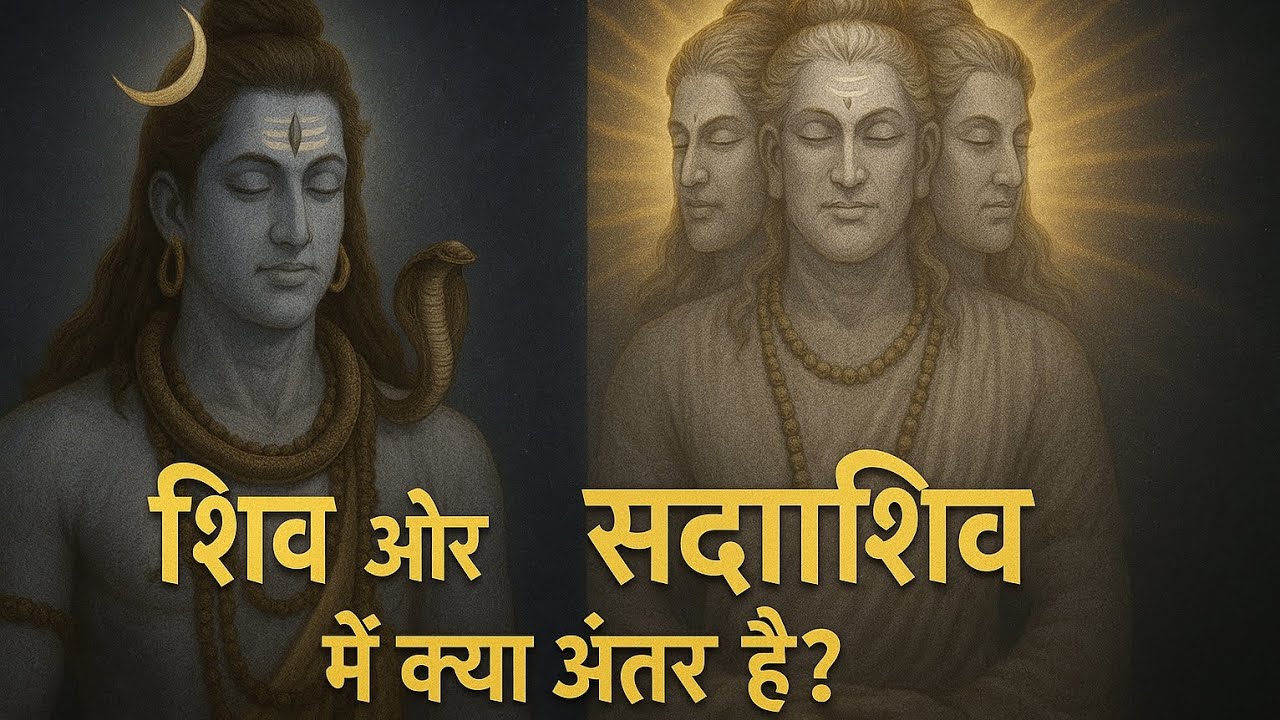 शिव और सदाशिव में क्या अंतर है ।