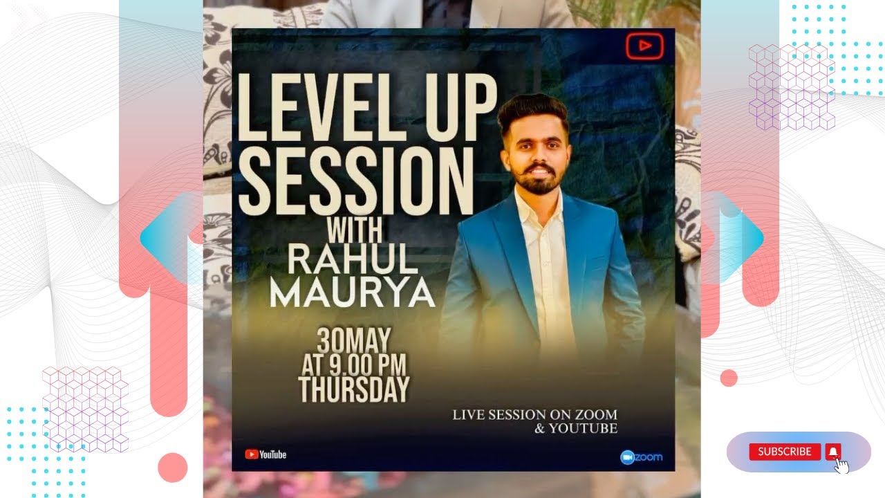 LEVEL UP SESSION | RAHUL MEHTA SIR - YouTube