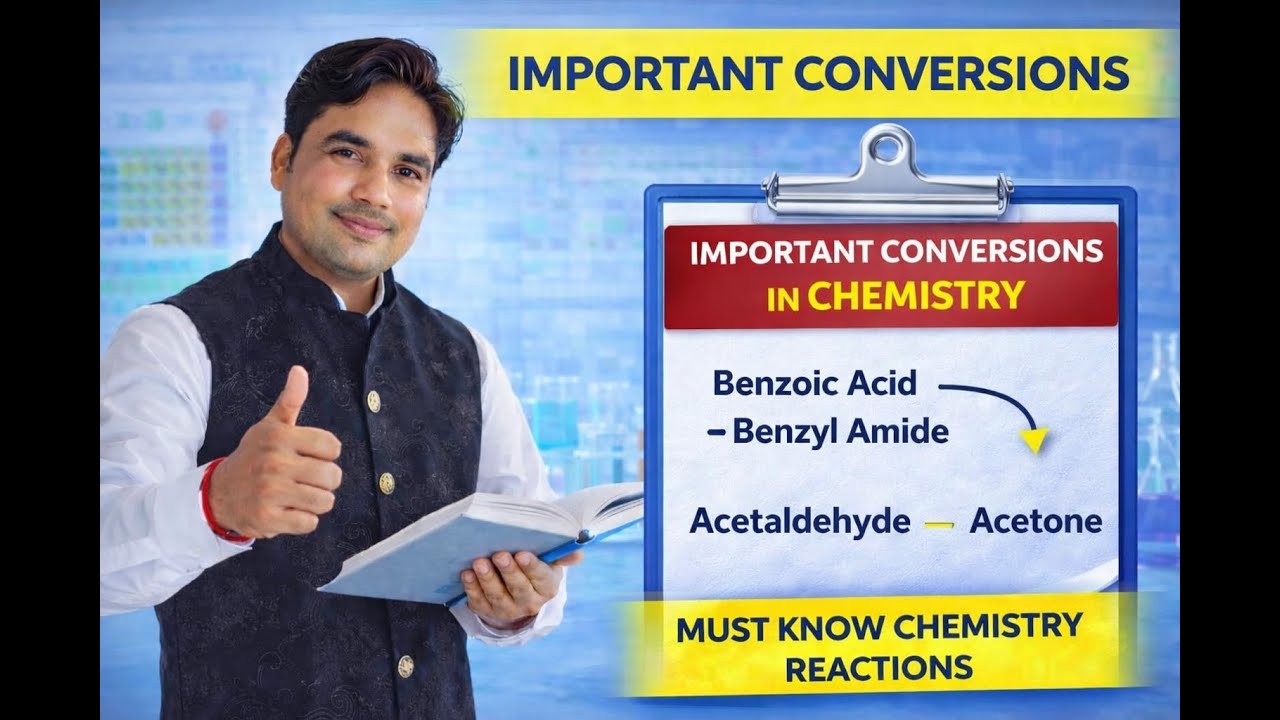 Most Repeated Organic Conversions | Board / IIT / NEET | Ultimate Revision