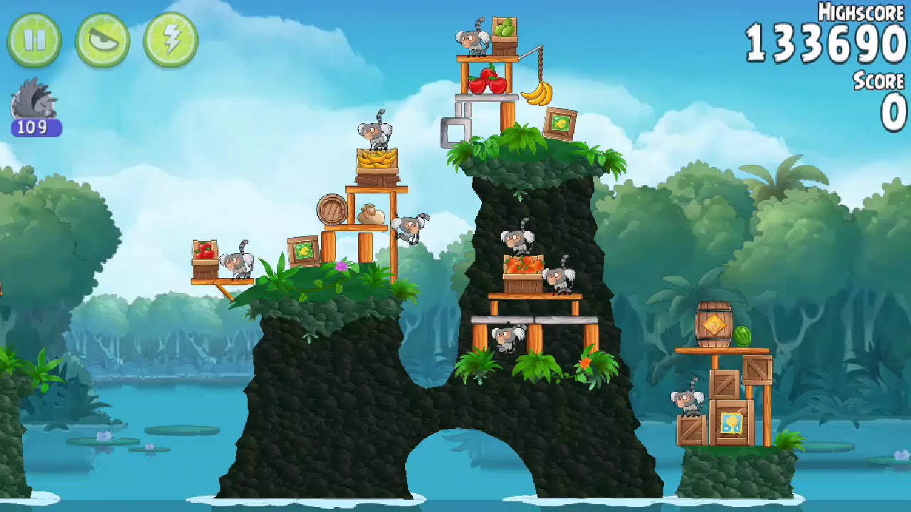Angry Birds Rio Treasure Hunt All levels (Mighty Eagle) Any%