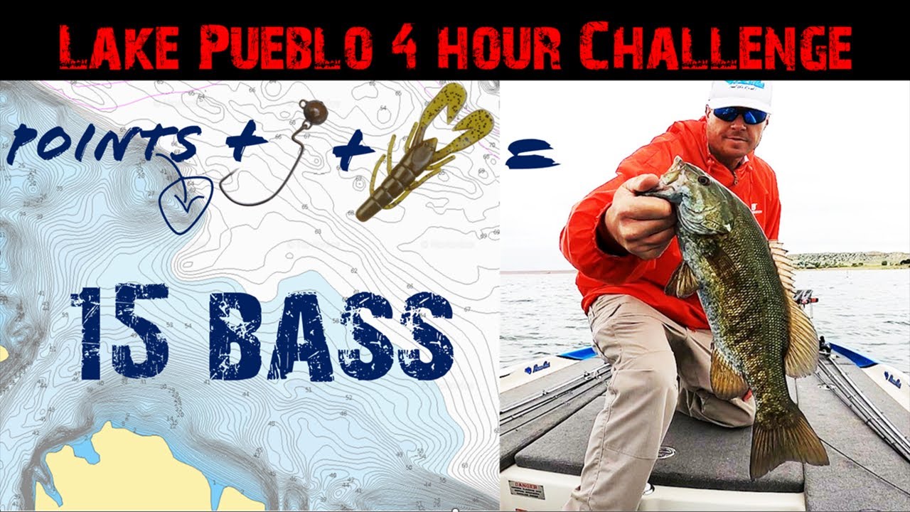 Summer Bass Fishing – Lake Pueblo 4 Hour Challenge, 15 Bass