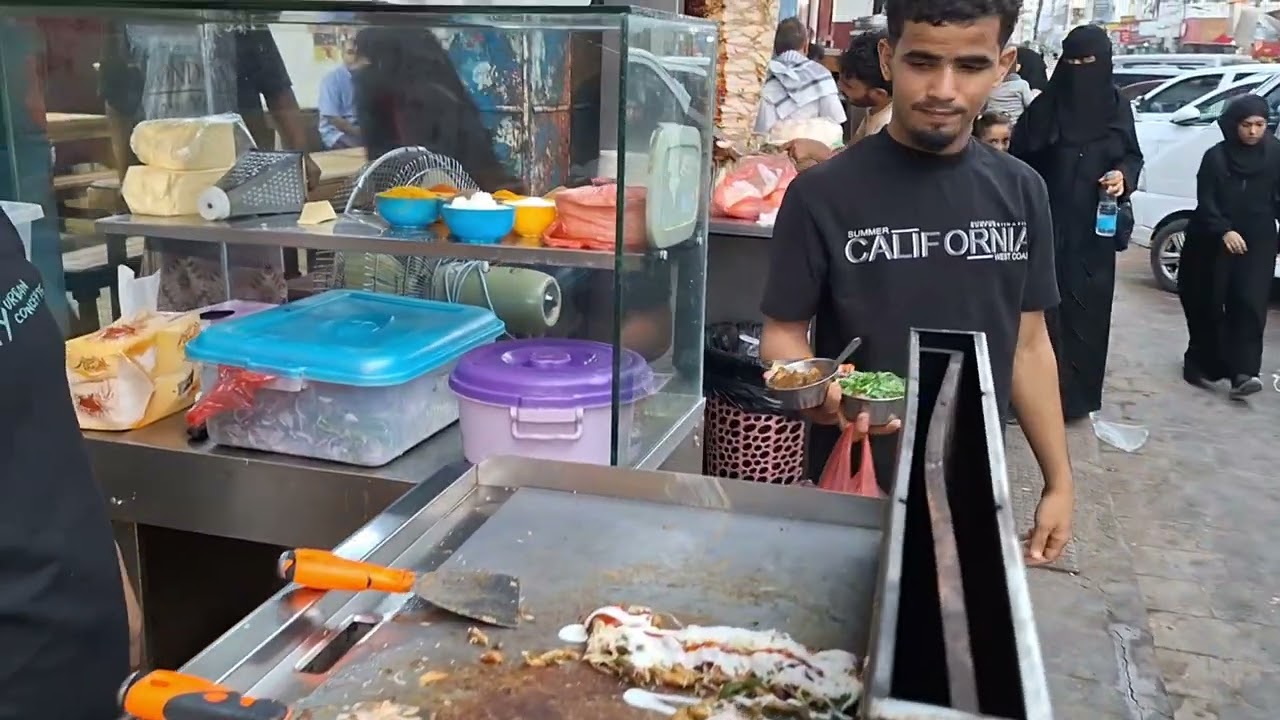 طعام الشارع في عدن