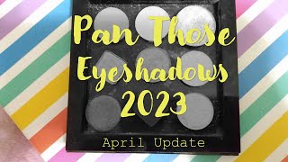 Pan Those Eyeshadows 2023 | Update 3 |#panthoseeyeshadows