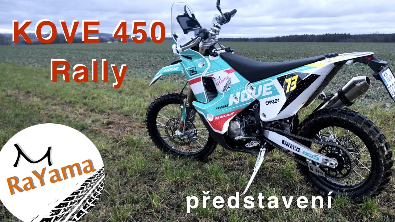 Představení nové motorky Kove 450 Rally
