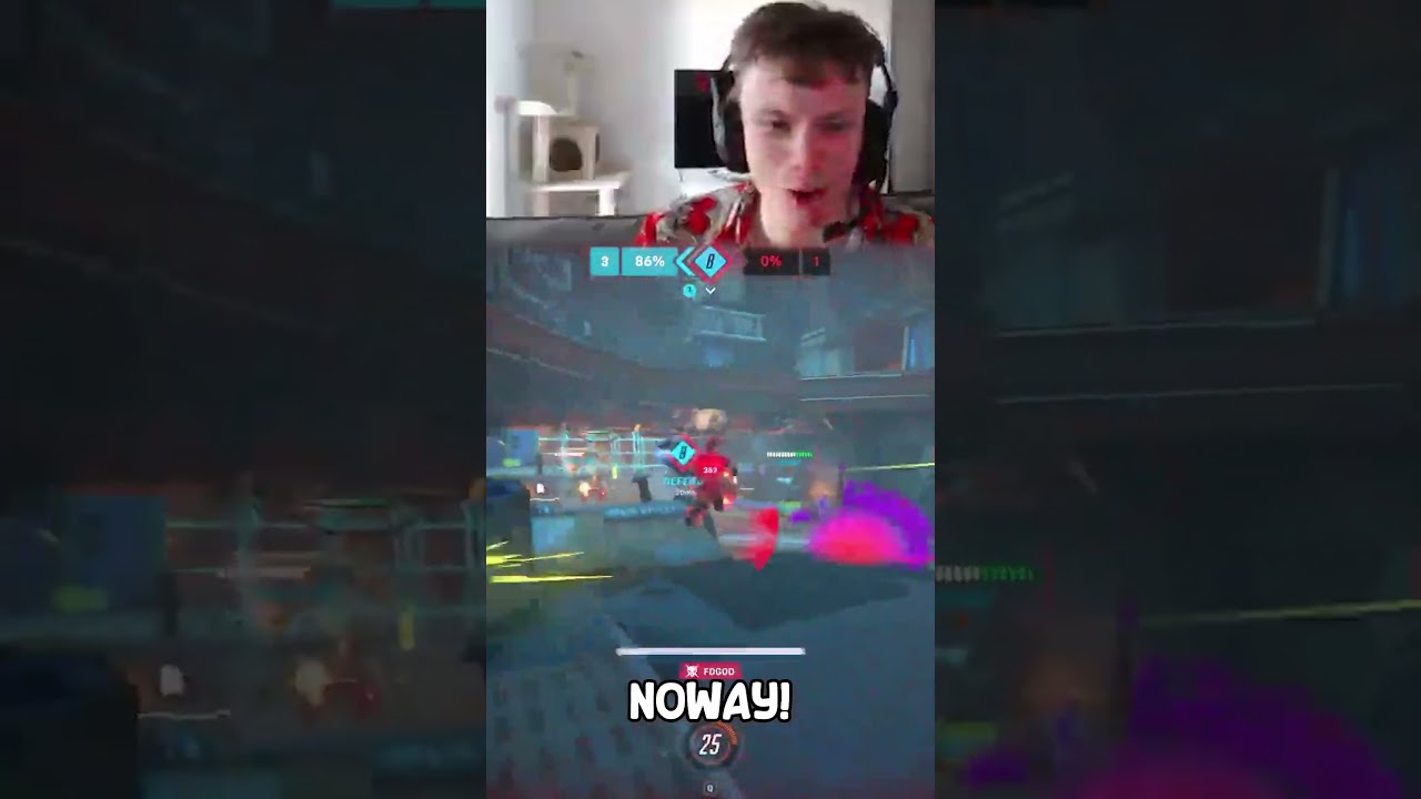 Meeting a veri famous person in Overwatch2  