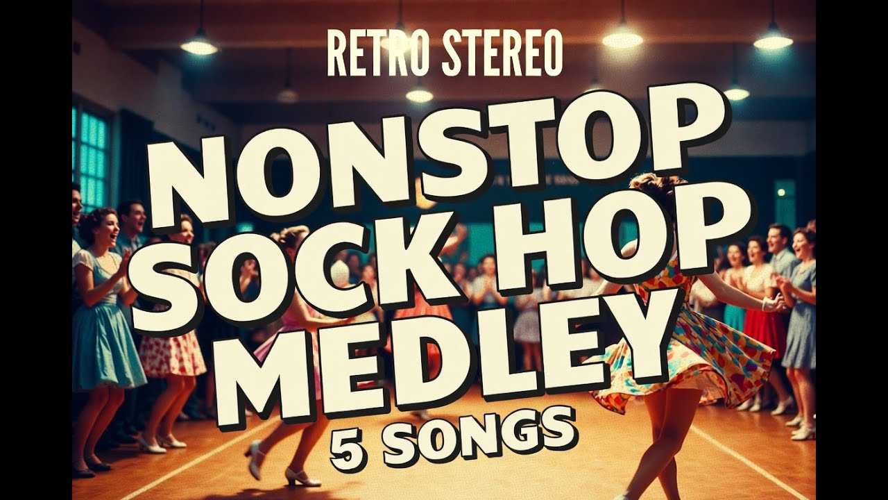 1950s Sock Hop Medley (5 Songs) 🎷💃 | Nonstop Swing & Rock ’n’ Roll | Retro Stereo