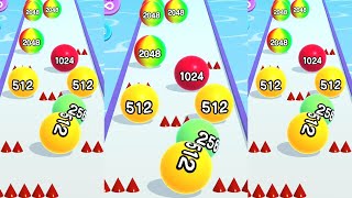 Ball Run 2048 - All Falling Balls Gameplay Android iOS Walkthrough
