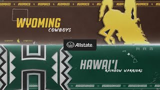CFB 26 Wyoming V Hawai'i WEEK 14 YEAR 1