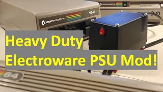 Electroware C64 PSU heavy-duty mod (30W DC power) screenshot 2