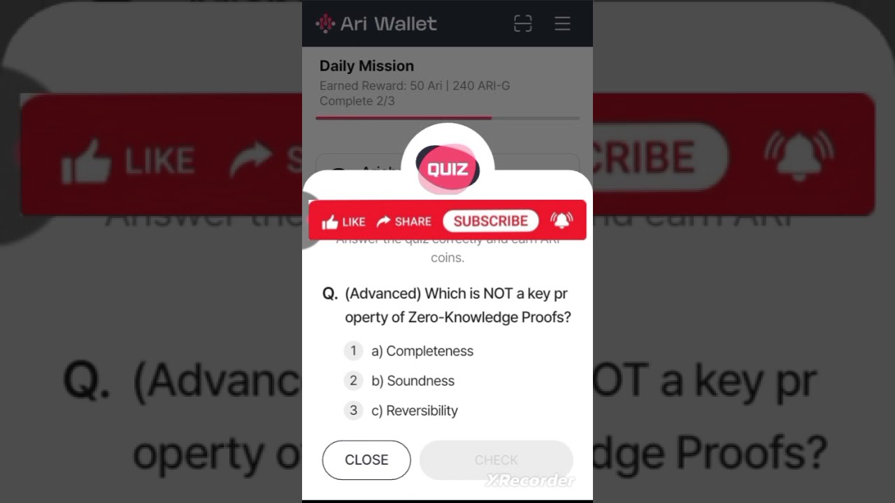 Ari Wallet Quiz Answers Today 18 AUGUST 2025 Daily