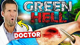 ER Doctor REACTS to Green Hell Survival Game screenshot 5